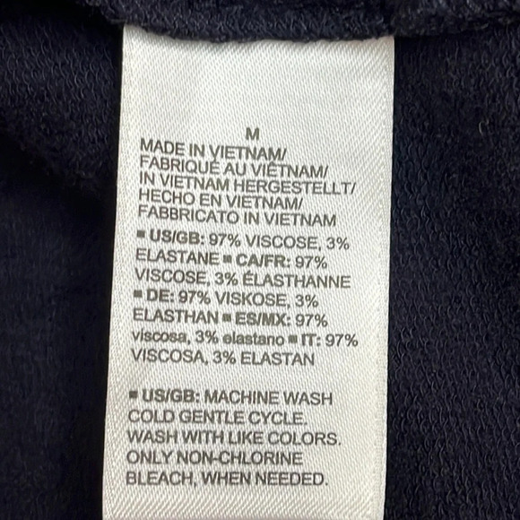 Daily/ Ritual open front navy blue side pockets longline cardigan - Picture 8 of 11